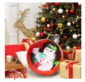 60CM Inflatable Decorated Ball - Xmas Tree Decorations