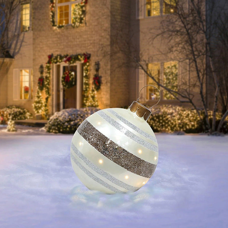 60CM Inflatable Decorated Ball - Xmas Tree Decorations