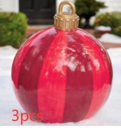 60CM Inflatable Decorated Ball - Xmas Tree Decorations