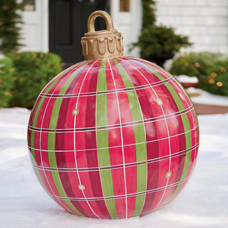 60CM Inflatable Decorated Ball - Xmas Tree Decorations