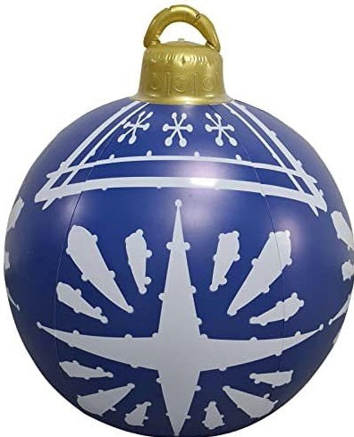 60CM Inflatable Decorated Ball - Xmas Tree Decorations