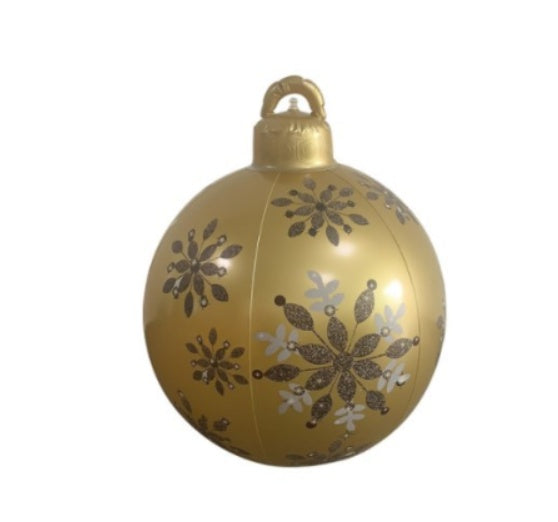 60CM Inflatable Decorated Ball - Xmas Tree Decorations