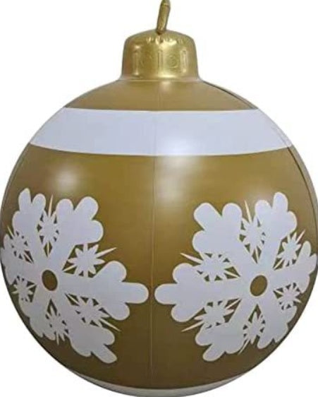 60CM Inflatable Decorated Ball - Xmas Tree Decorations