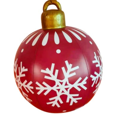 60CM Inflatable Decorated Ball - Xmas Tree Decorations